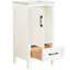 Meuble-lavabo blanc autoportant 18 po