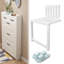 Chaise pliante murale en bois massif 12,6 x 10,2 po
