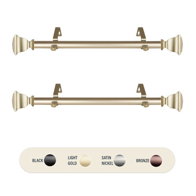 Adjustable Single Curtain Rod