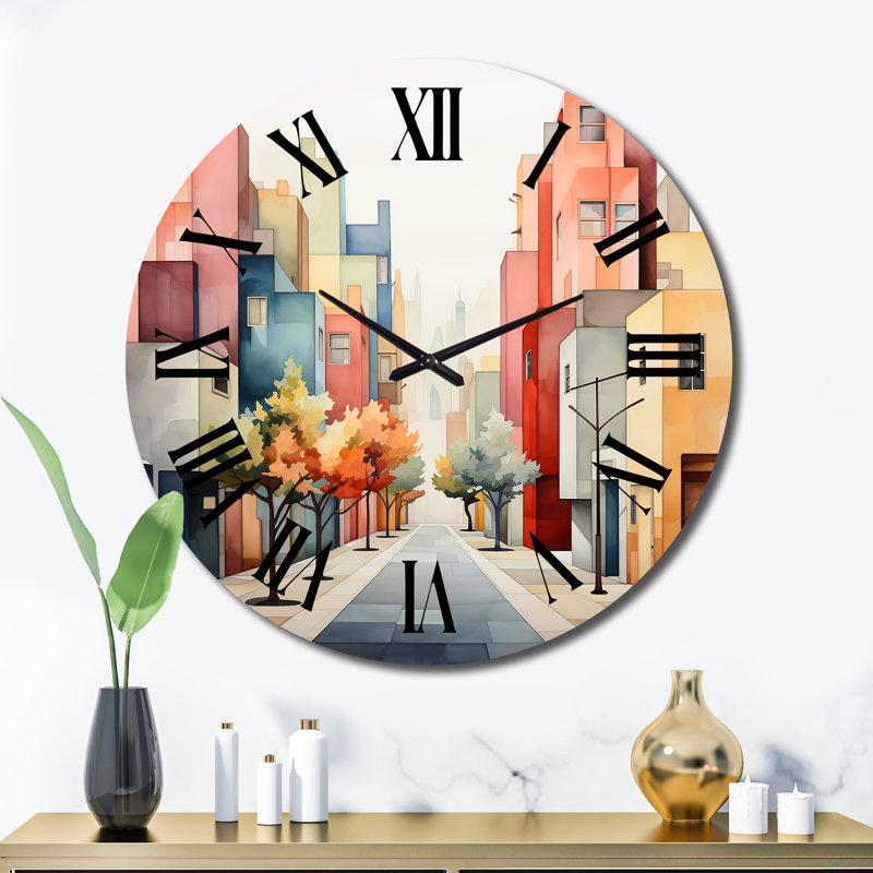 Horloge murale Street Art Paint I, Très grand