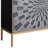 Oak Finish Console Table