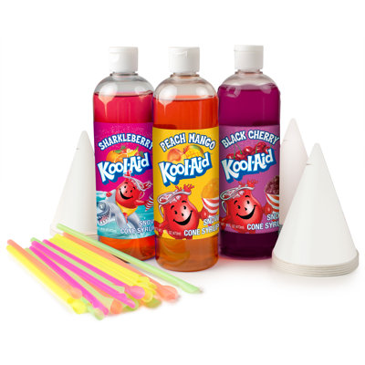 Kool-aid KASCK3BPS Snow Cone Syrup Party Kit