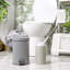 Harbour Housewares 3L Round Bathroom Pedal Bin-2005969749