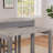 1-Drawer Wood Light Grey Nested Counter Height Dining Table with Wheels-1716467322