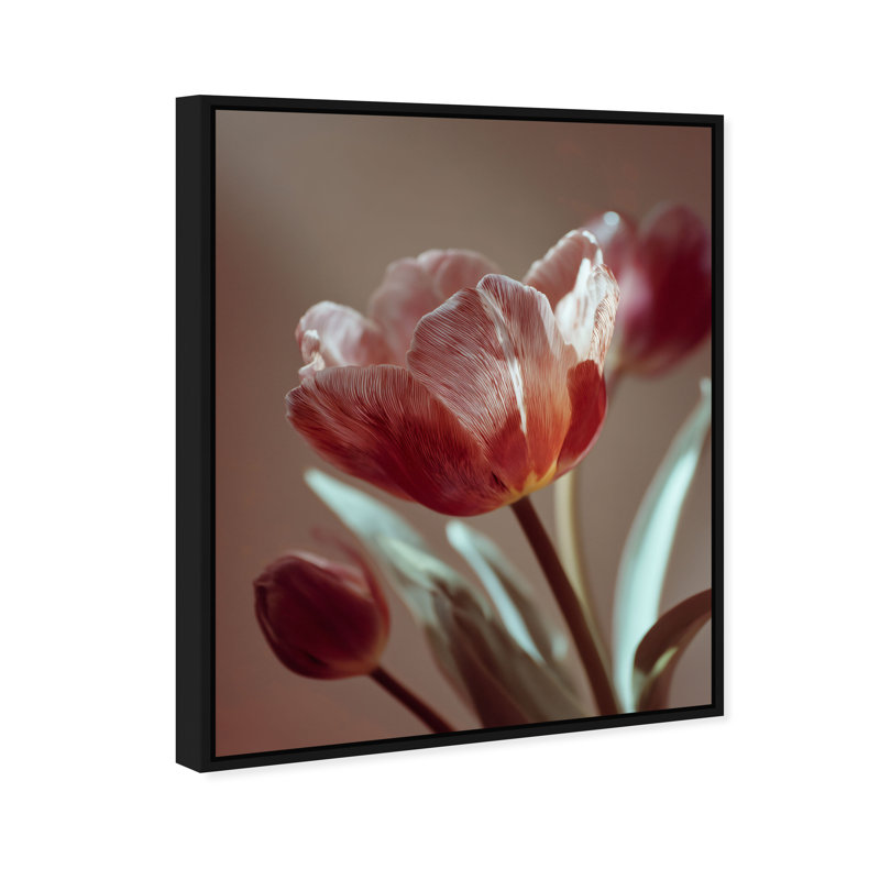 Muse of Spring Floral & Botanical Canvas Print by Oliver Gal, Black Frame, 16 x 20, 25"H x 31"W, Black Floater Frame