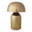 Lampe de table à DEL en métal et bois de manguier avec capteur tactile