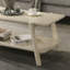 Table basse avec tablette en bois Metz