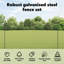 150 cm H x 1000 cm W Steel Border Fencing