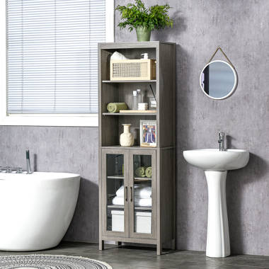 Wildon Home® Tolna Freestanding Bathroom Cabinet & Reviews