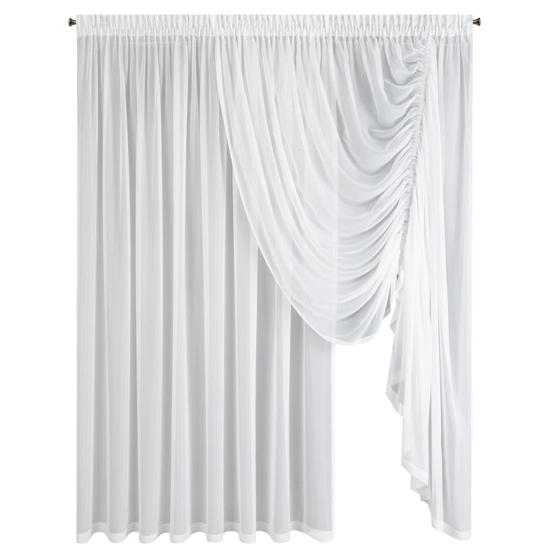 Kamyia Sheer Curtain Single Panel