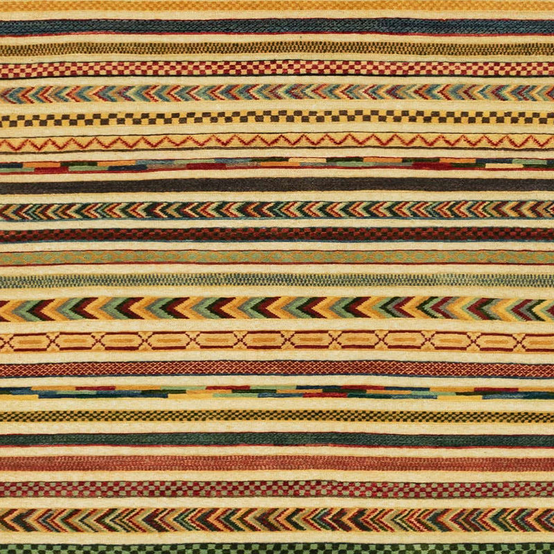 Striped Indoor Rug, Square 7'