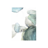 Blue Pebbles II Painting by Janice Sadler
