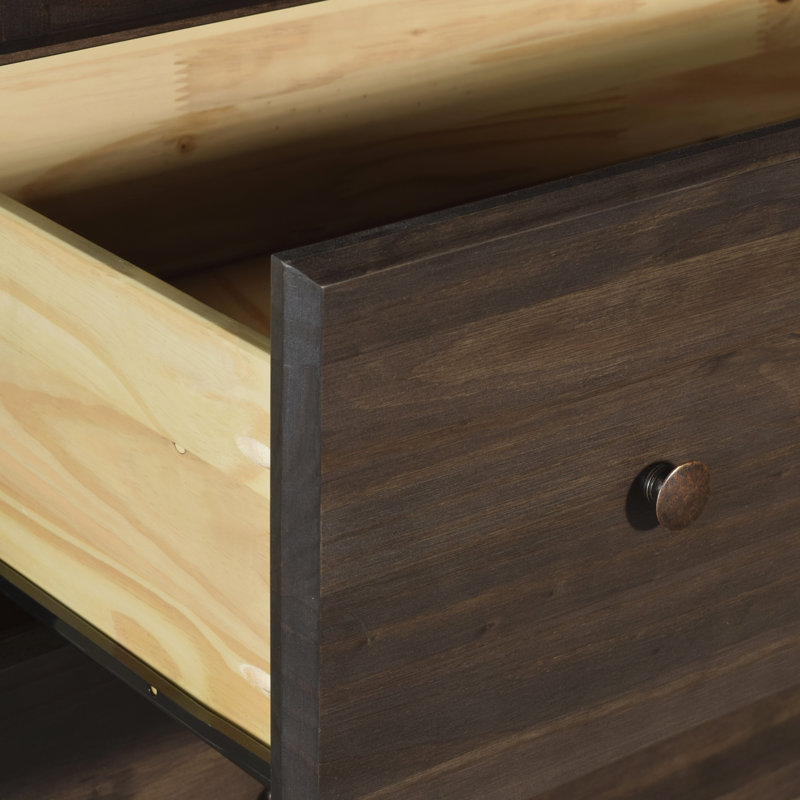 Shaker 20'' W Solid Wood Nightstand, Espresso