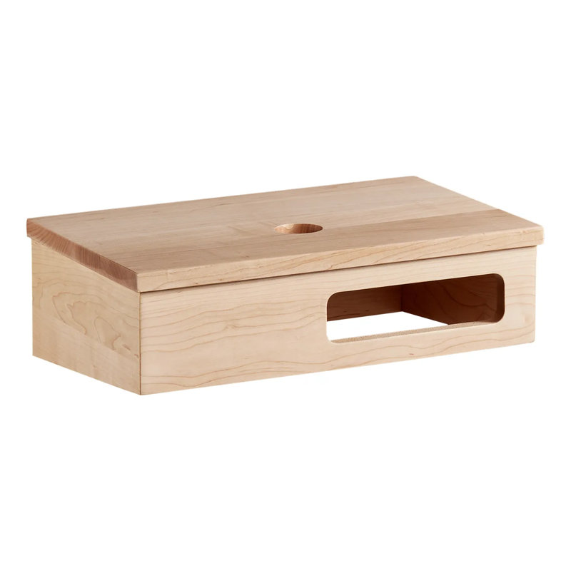18" Unfinished Maple Wall-Mounted Vessel Sink Vanity
