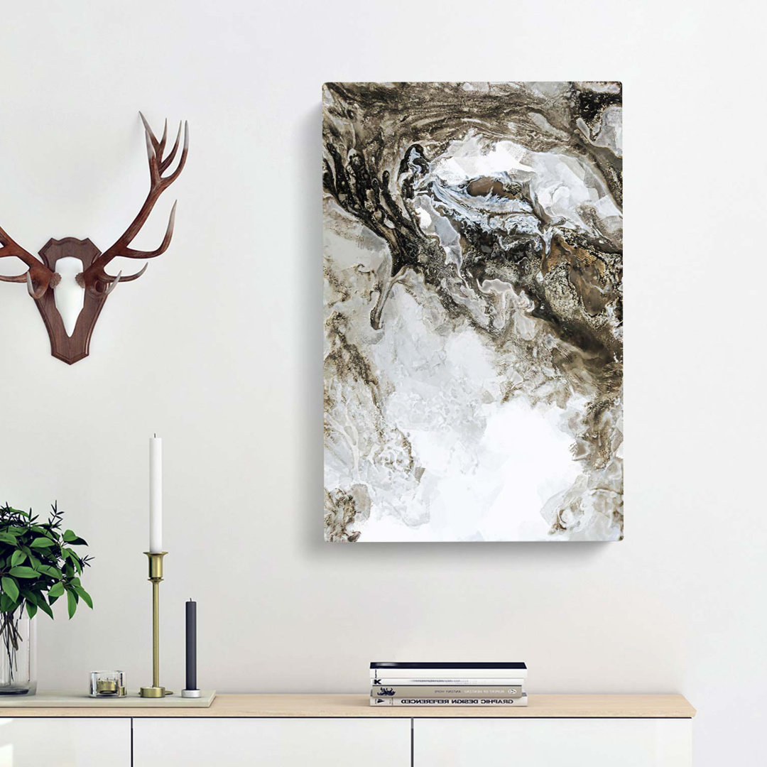 Needing The Beat In Abstract - Wrapped Canvas