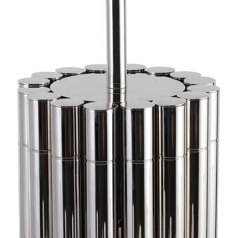 Lustre 12 lumières Evonne, Argent argent