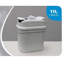 Gradin Plastic Touch Top Rubbish Bin 11L Knit Design Loop Plastic Push Top Bin With Removable Lid