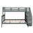 Twin-Over-Full Bunk Bed With Storage And Guard Rail