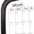 Calendar For Wall 17''*23'', Calendar Whiteboard Monthly With Decorative Wood Frame, White Board Calendar For Home Or Office To Keep Track Of To-Do Lists