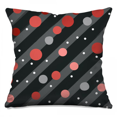 Coussin décoratif à pois