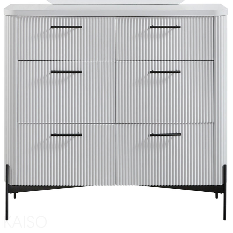 6 Drawer Dresser - White