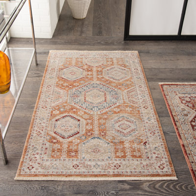 Red/Ivory Area Rug