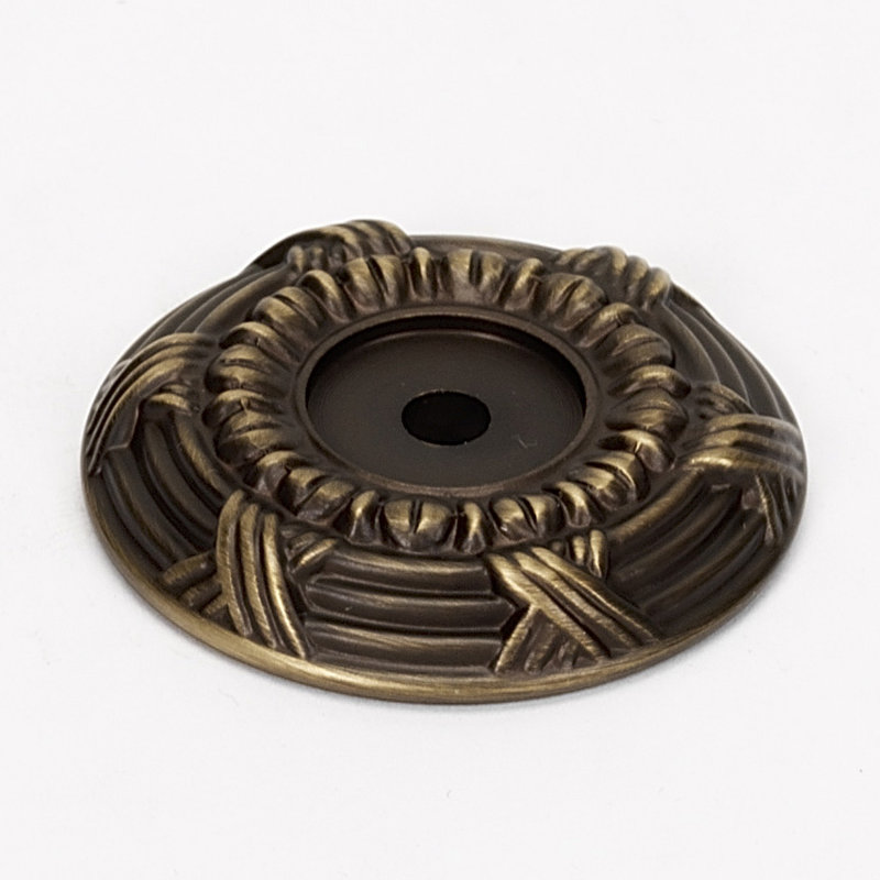 Ruban et plaque de roseau, Antique anglais mat