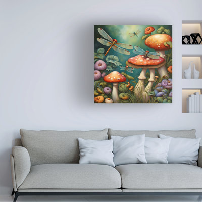 Tina Lavoie Mystical Garden III Canvas Art