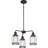 Leyden 3 - Light Dimmable Chandelier