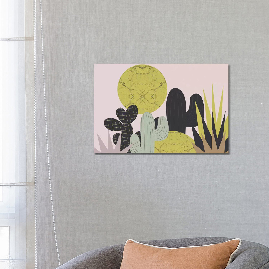 Cacti by Flatowl - Wrapped Canvas Gallery-Wrapped Canvas Giclée