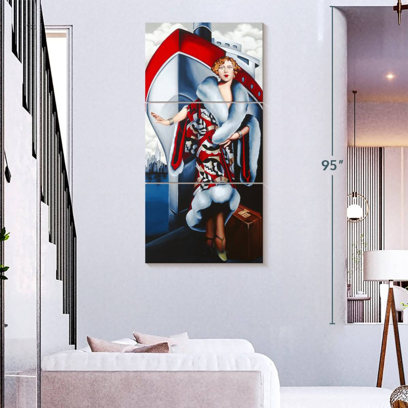 Bon Voyage, 75" H x 36" W