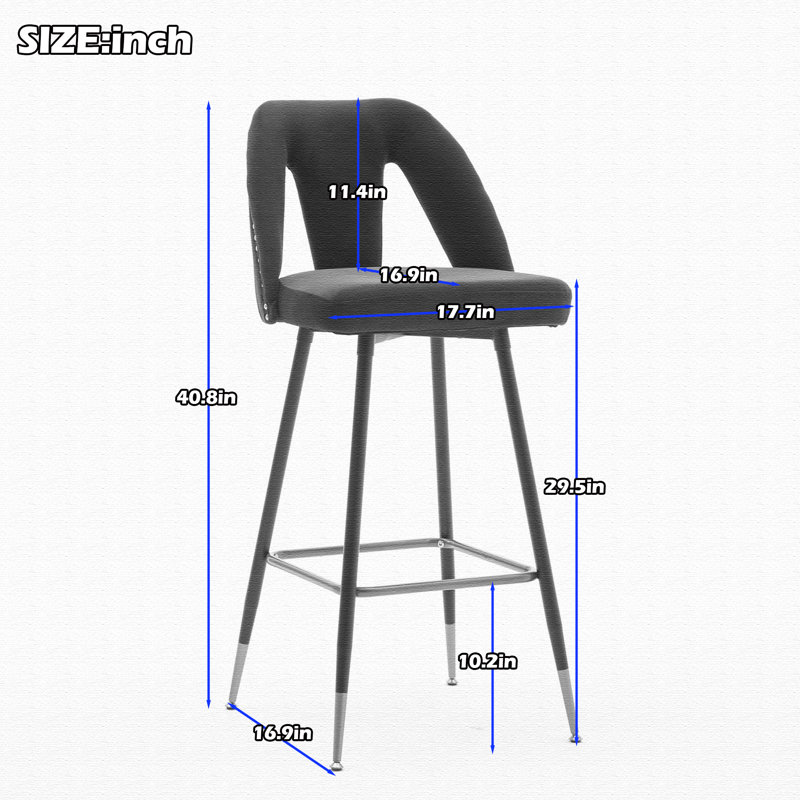 Tabouret de bar 29,5 po Buskerud, Beige