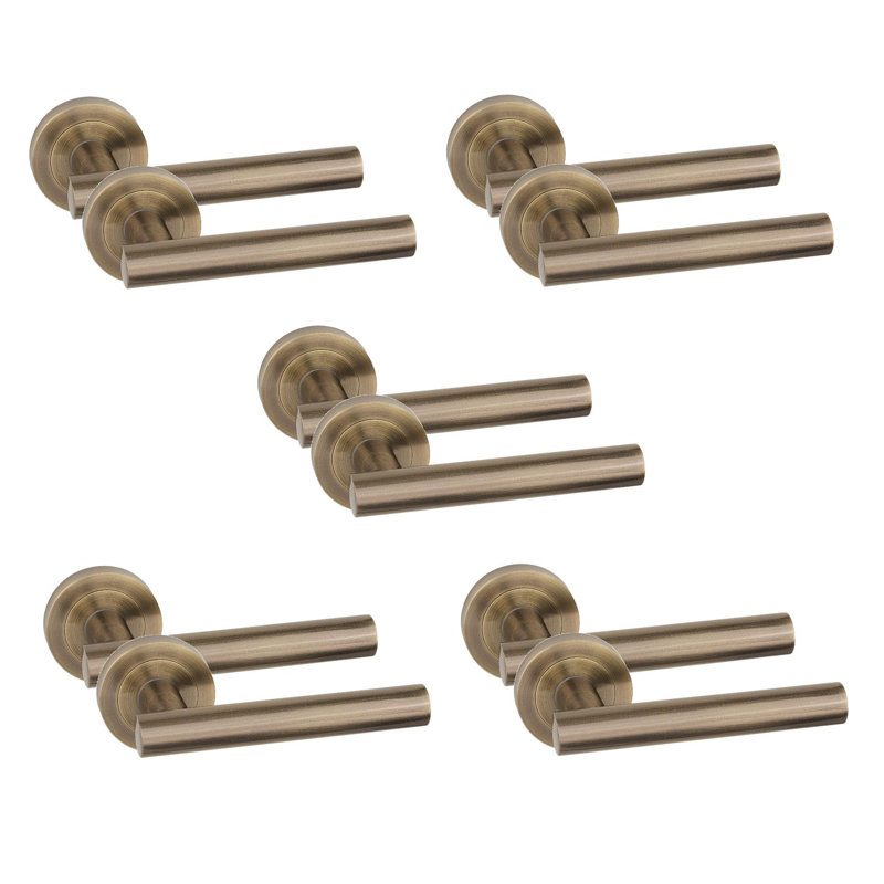 Door Handles with Spindle and Fixings