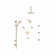 Apothecary Thermostatic/Pressure Balanced Complete Shower System with Rough-in Valve