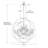 18-Light Orb Globe Chrome Chandelier With Crystal Accents