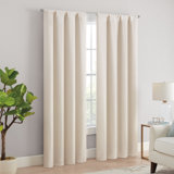 Eclipse Cannes Magnitech 100% Blackout Curtain, Rod Pocket, Seamless Magnetic Closure (1 Panel)