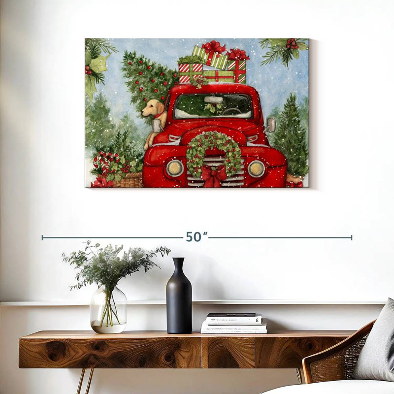 Truckin Along I, 24" H x 36" W