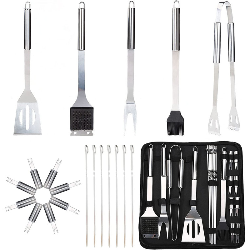 Stainless Steel Dishwasher Safe Grilling Tool Set