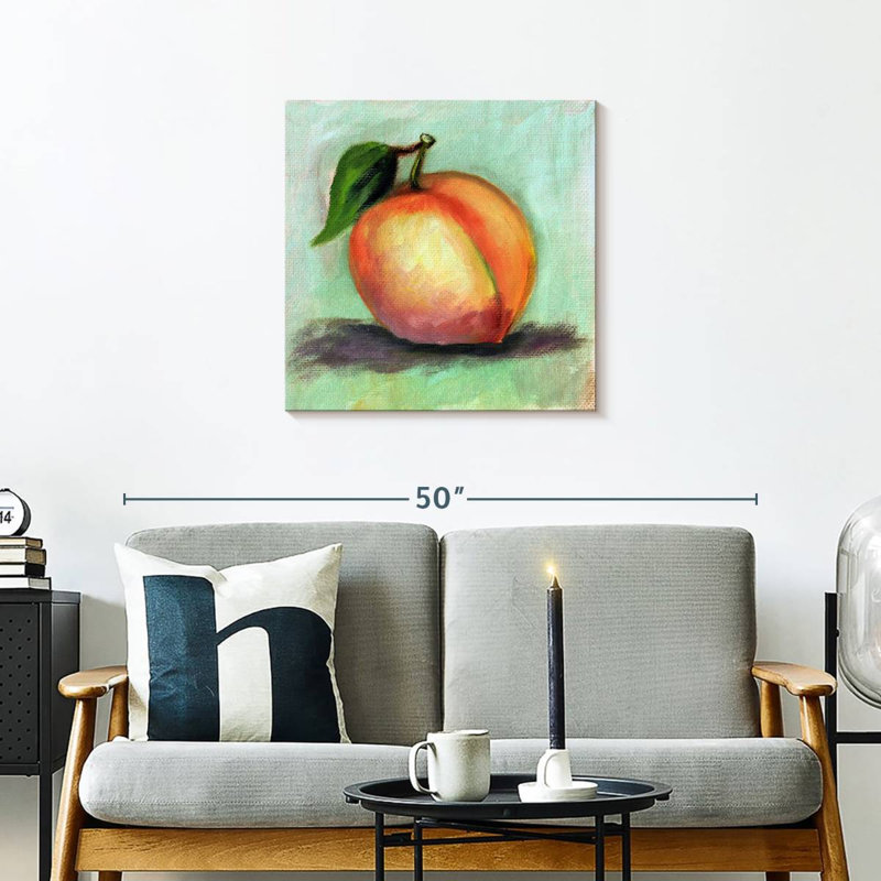 Peach, 24" H x 24" W