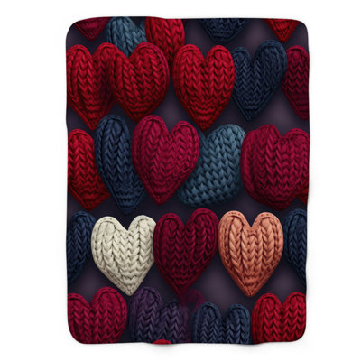 Jeté Crafted Heartfelt Charm - 1 pièce de qualité supérieure Sherpa B