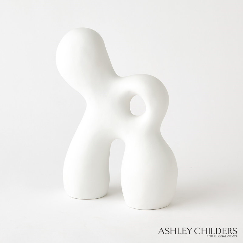 Ronan Sculpture-Matte White-Sm