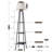 Mier 65" Tray Table Floor Lamp-145777641