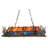 Rustic Lodge 9 - Light Antique Copper Pool Table Lights Pendant