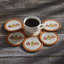 Country Halloween Stencil Coaster Set of 6