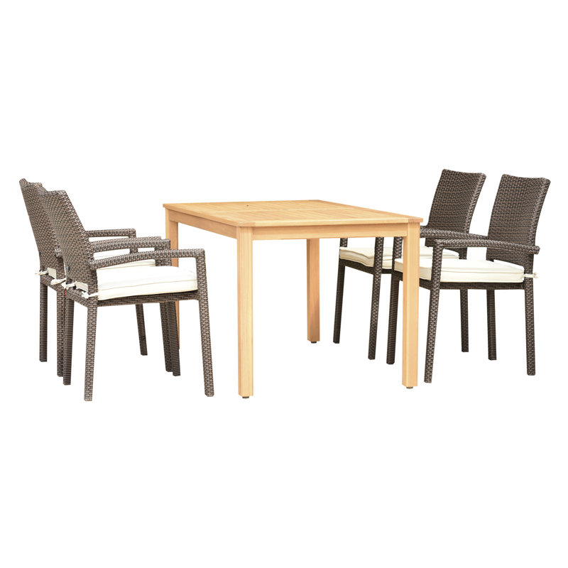 Ensemble repas 5 pièces avec coussins Anautica