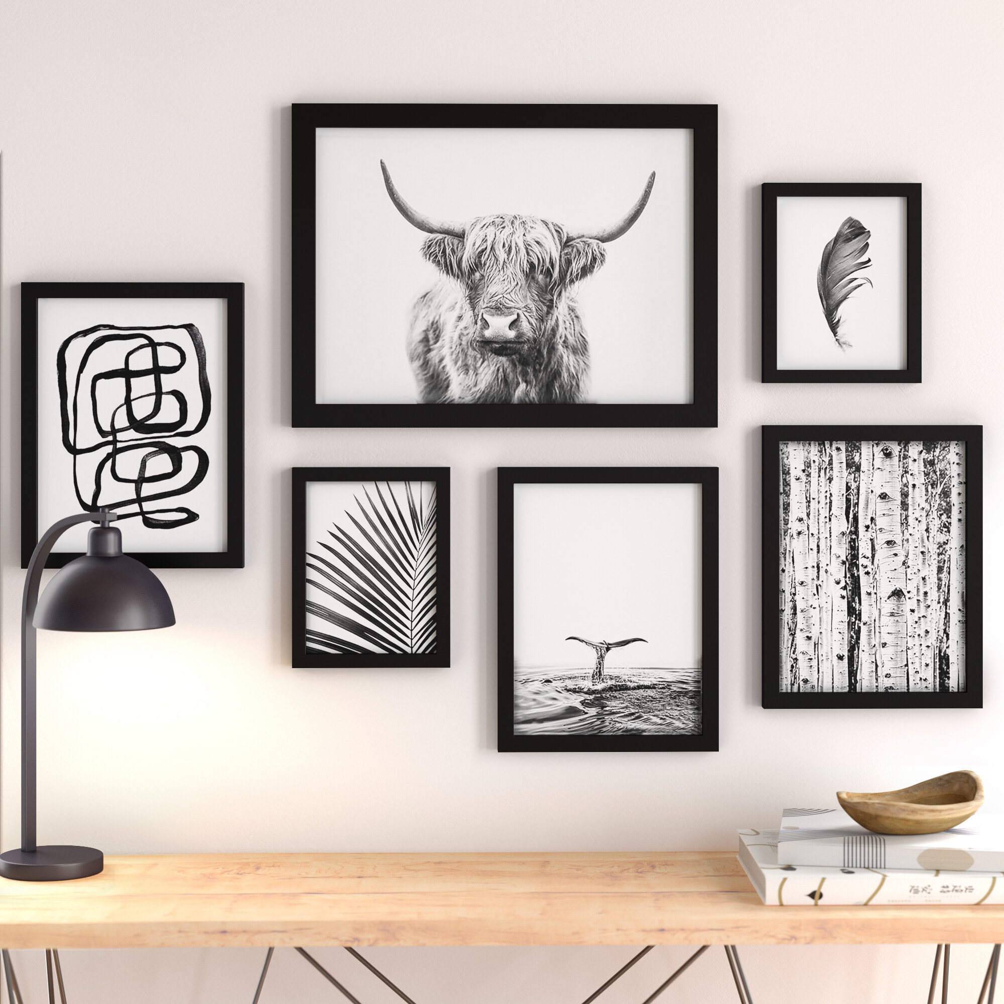 framed art prints black and white