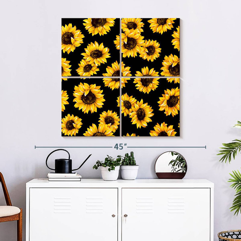 Harnek Decorative Sunflowers, 32" H x 32" W