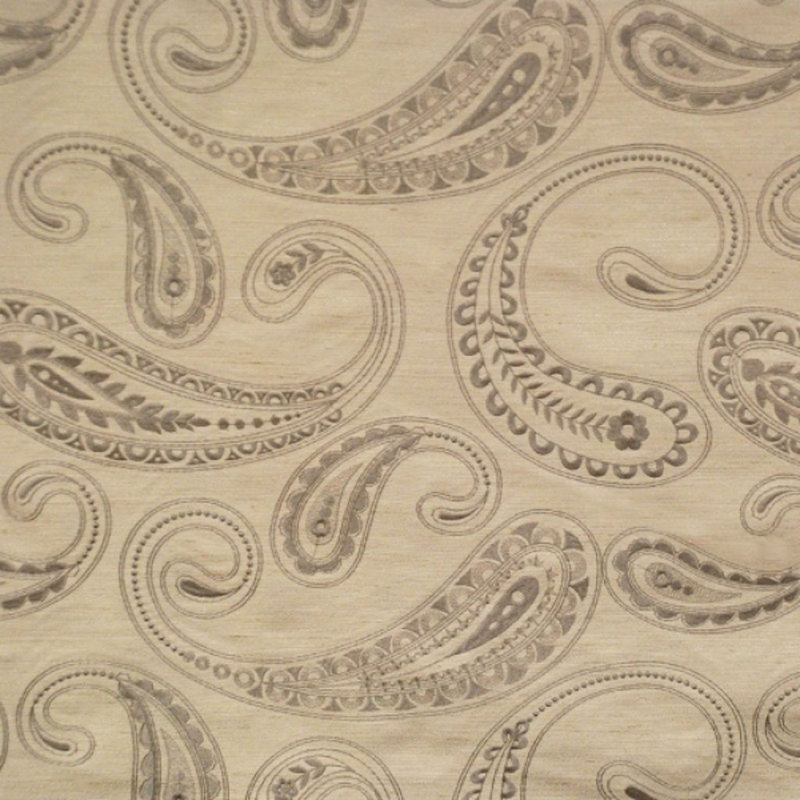 Wesco Paisley Parade Fabric, Champagne