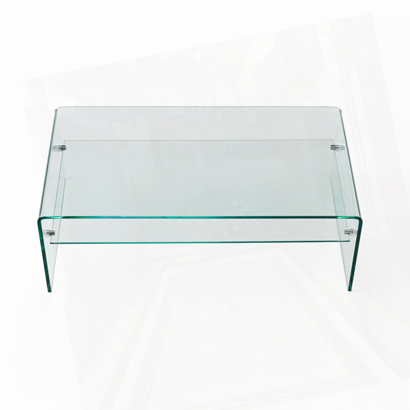 Table basse en verre trempé