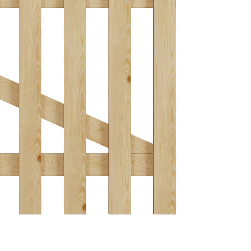 Adelheid Gate Fencing with 1 Panel(s) Included, Grey, 90cm H x 120cm W x 5cm D